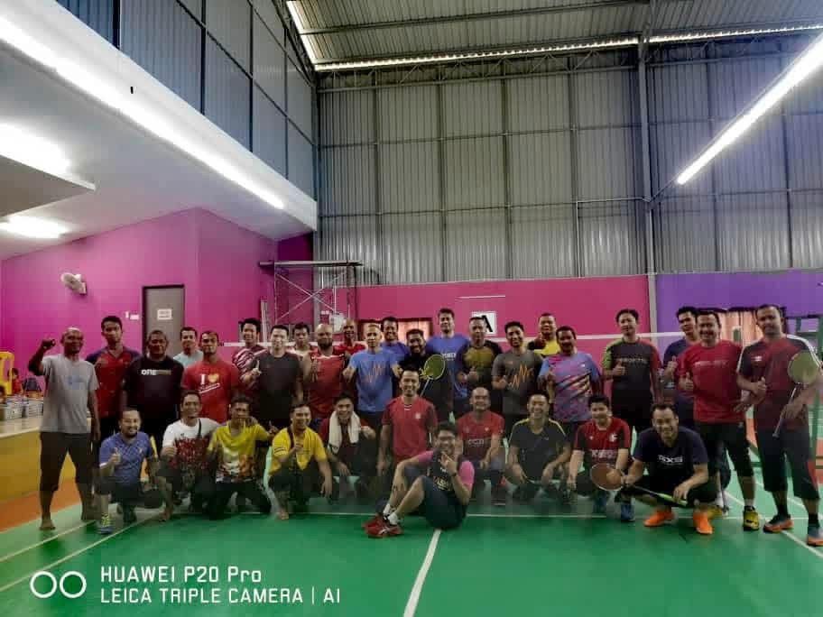 Suasana di dalam IBY Badminton Hall